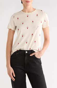 rag & bone Flame Heart Graphic T-Shirt