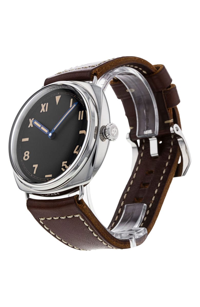 Watchfinder & Co. Panerai Preowned 2014 Radiomir California PAM00448 Leather Strap Watch, 47mm, Alternate, color, Black