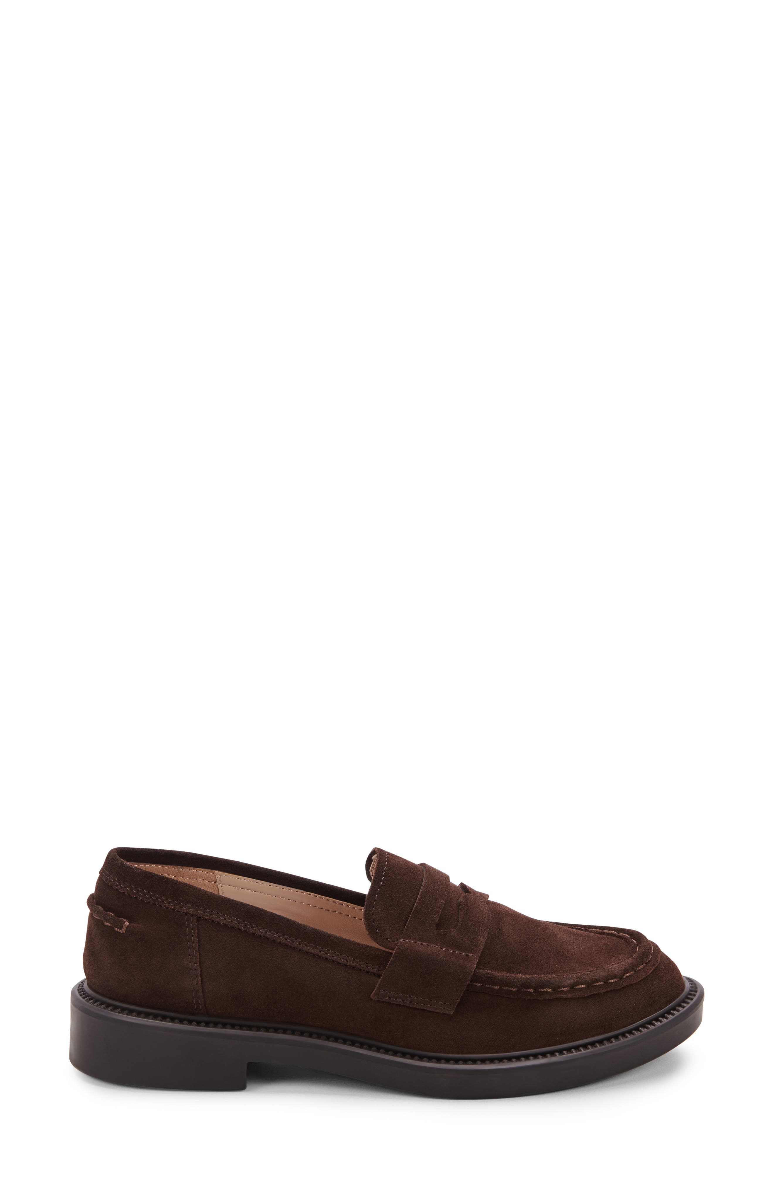 Halo Waterproof Loafer, Alternate, color, CHOCOLATE SUEDE
