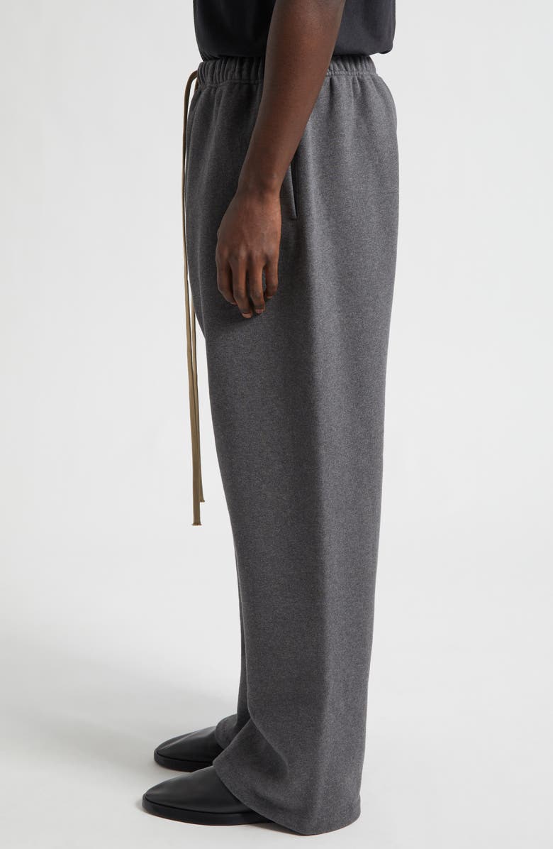 Fear of God Essentials Flare Sweatpants, Alternate, color, Charcoal Heather