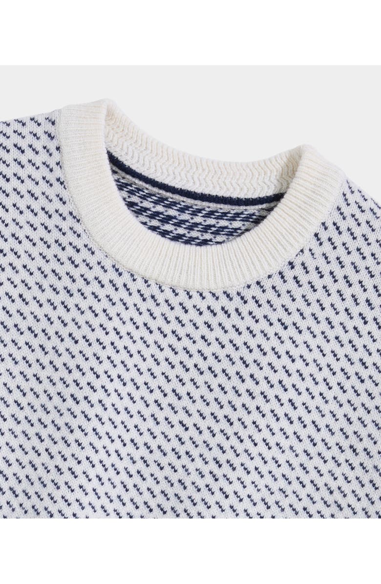 vineyard vines Marine Merino Wool Blend Sweater, Alternate, color, Marshmallow