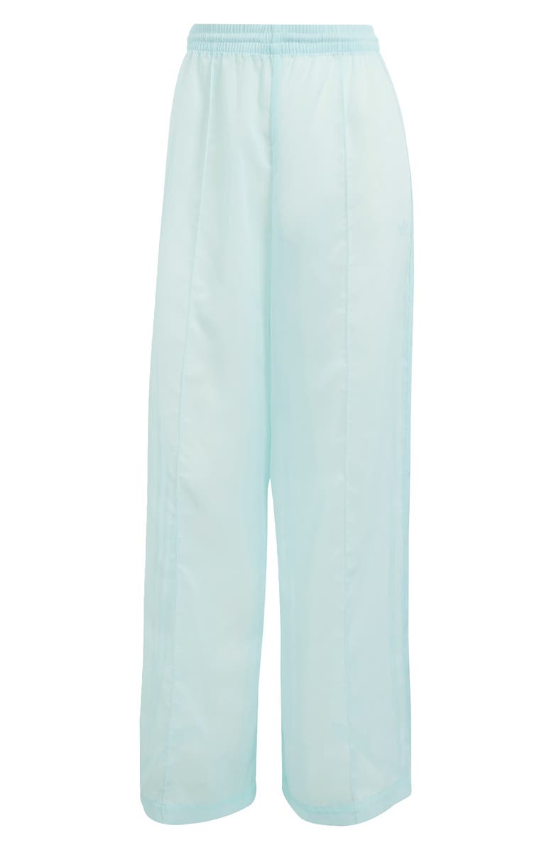 adidas Originals 3-Stripes Sheer Wide Leg Track Pants, Alternate, color, Semi Flash Aqua