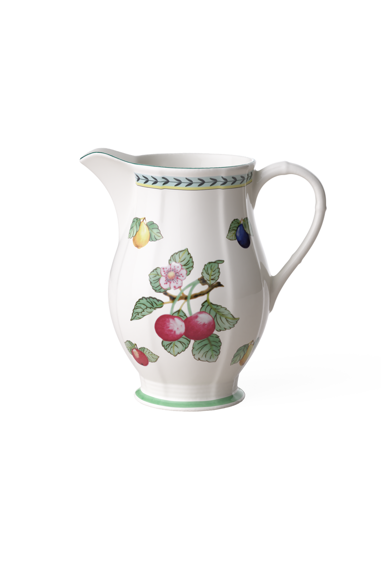Villeroy & Boch French Garden Fleurence Pitcher, Main, color, White