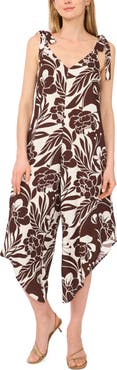 Vince Camuto Tie Strap Wide Leg Jumpsuit