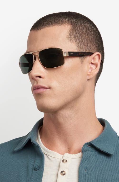 Hugo Boss Boss 62mm Oversize Polarized Navigator Sunglasses