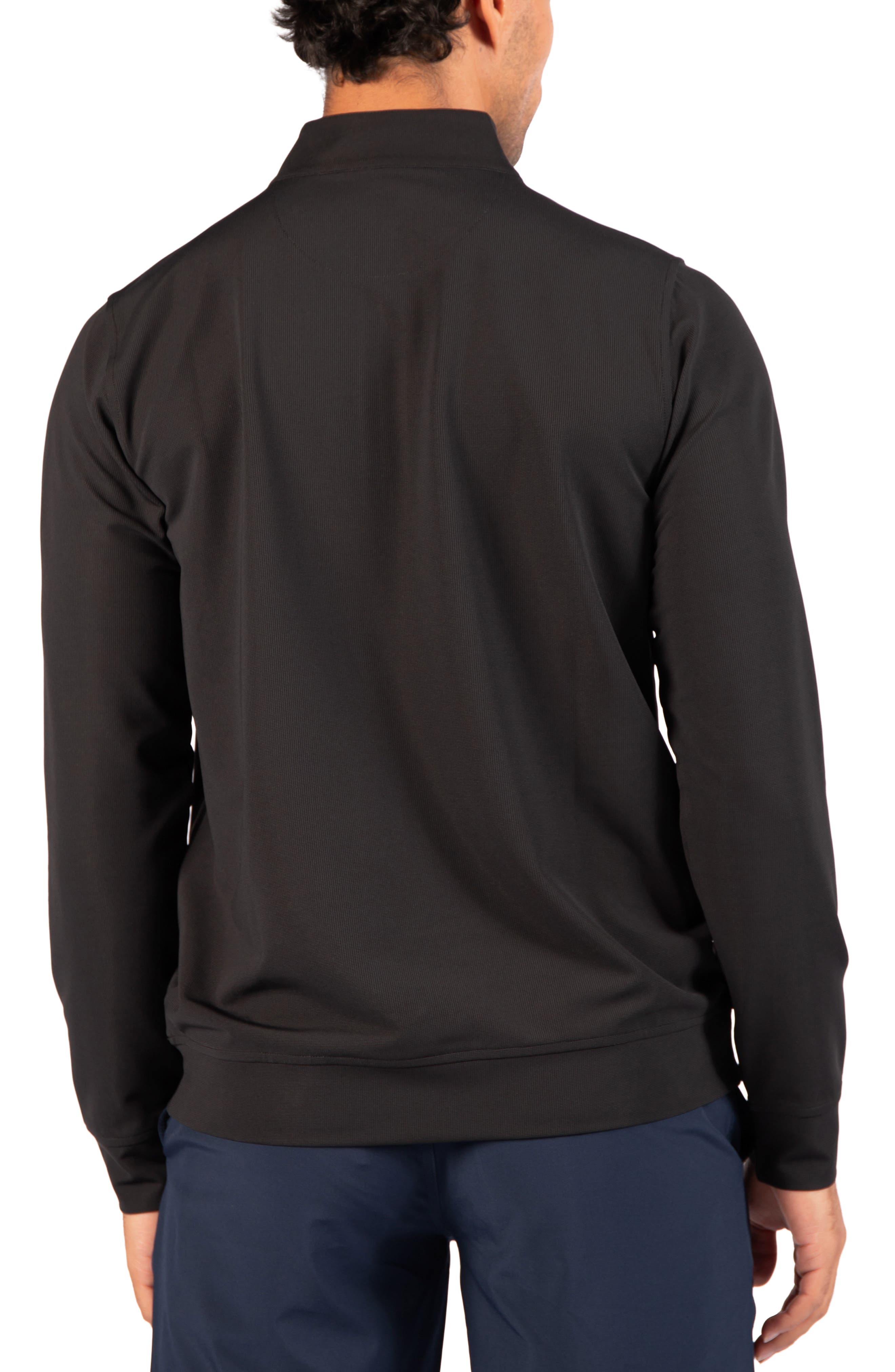 TailorByrd Micro Grid Quarter Zip Performance Pullover (Men ...