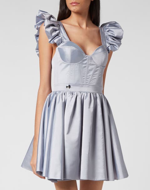 Silk Mini Dress Women