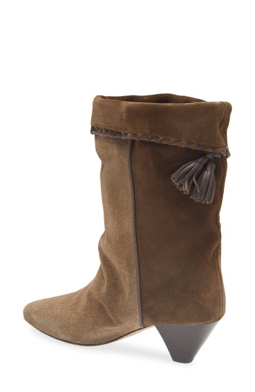 Isabel Marant Dalby Slouchy Boot In Brown