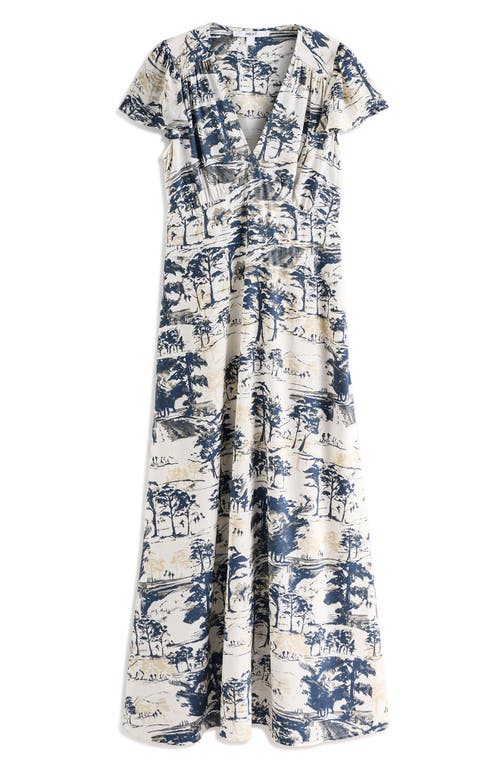 Next Print Tie Back Maxi Dress