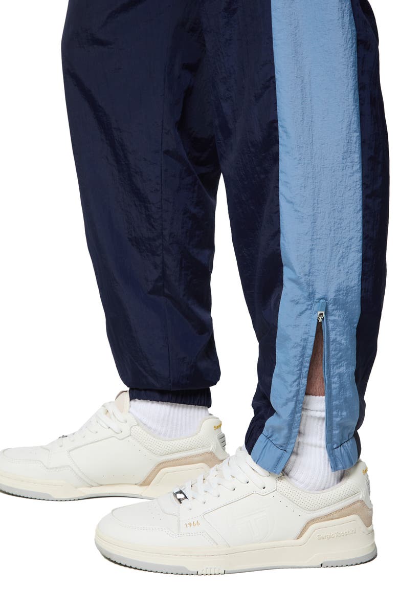 Sergio Tacchini Angolo Zip Cuff Crinkle Nylon Track Pants, Alternate, color,