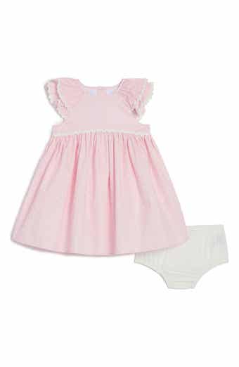 Pippa & Julie Dahlia Dot Dress & Bloomers Set