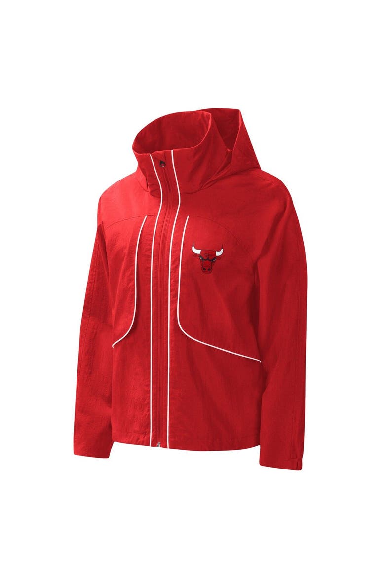 Women's G-III 4Her by Carl Banks Red Chicago Bulls Last Shot Full-Zip Hoodie, Alternate, color, Red