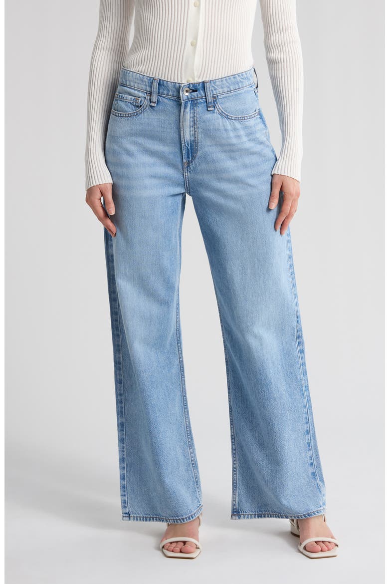 Lori High Waist Wide Leg Jeans, Main, color, LANSDALE