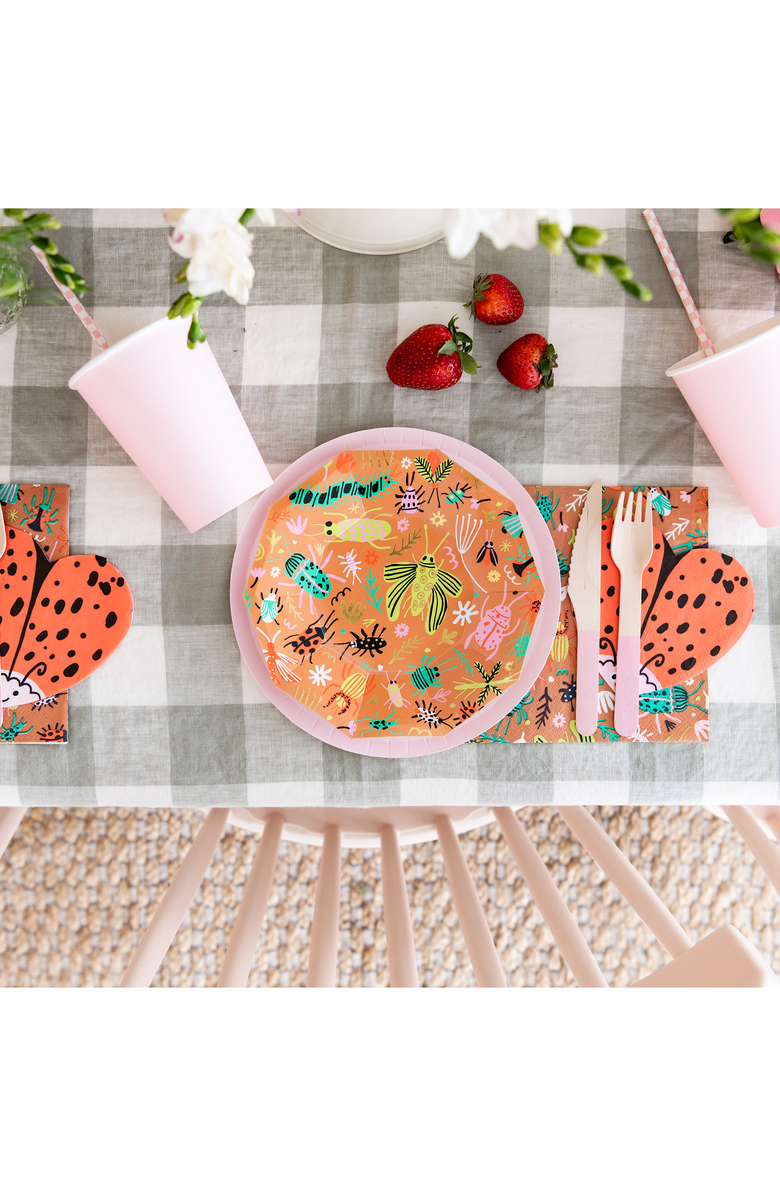 Daydream Society Backyard Bugs Small Plates, Alternate, color, Assorted Pre-Pack