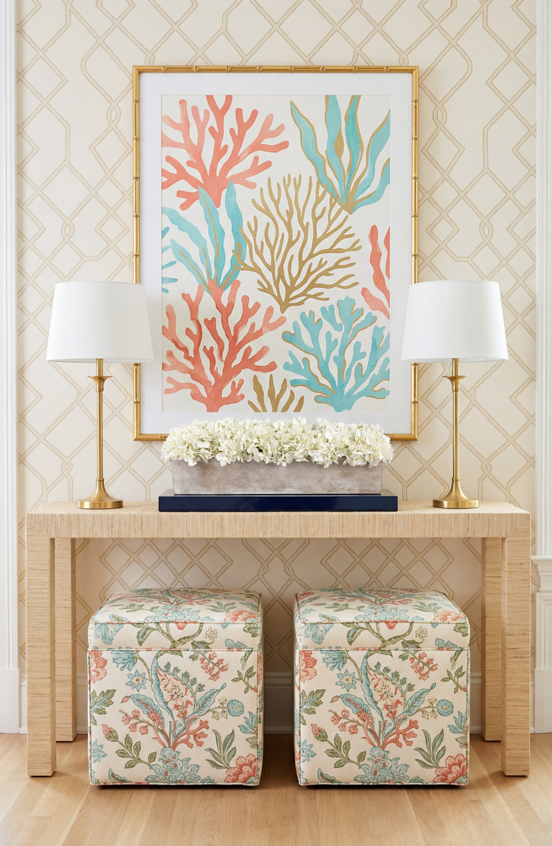 CocoBella Bellamy Hydrangea Arrangement, Alternate, color, 24" Snow