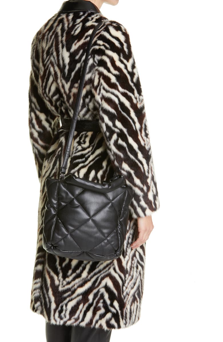 Stand Studio Small Rosanne Quilted Faux Leather Top Handle Bag, Alternate, color,