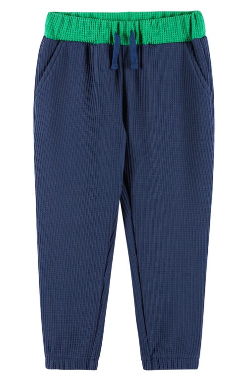 Andy & Evan Kids' Varsity Lounge Hoodie & Joggers Set In Blue