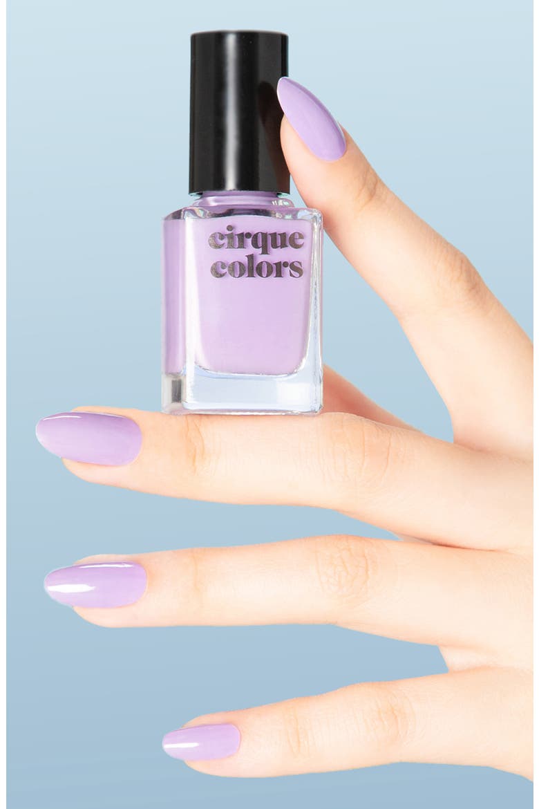 Creme Duo A Fiori & Trompe l'Oeil Nail Polish, Alternate, color, PURPLE/ GREEN