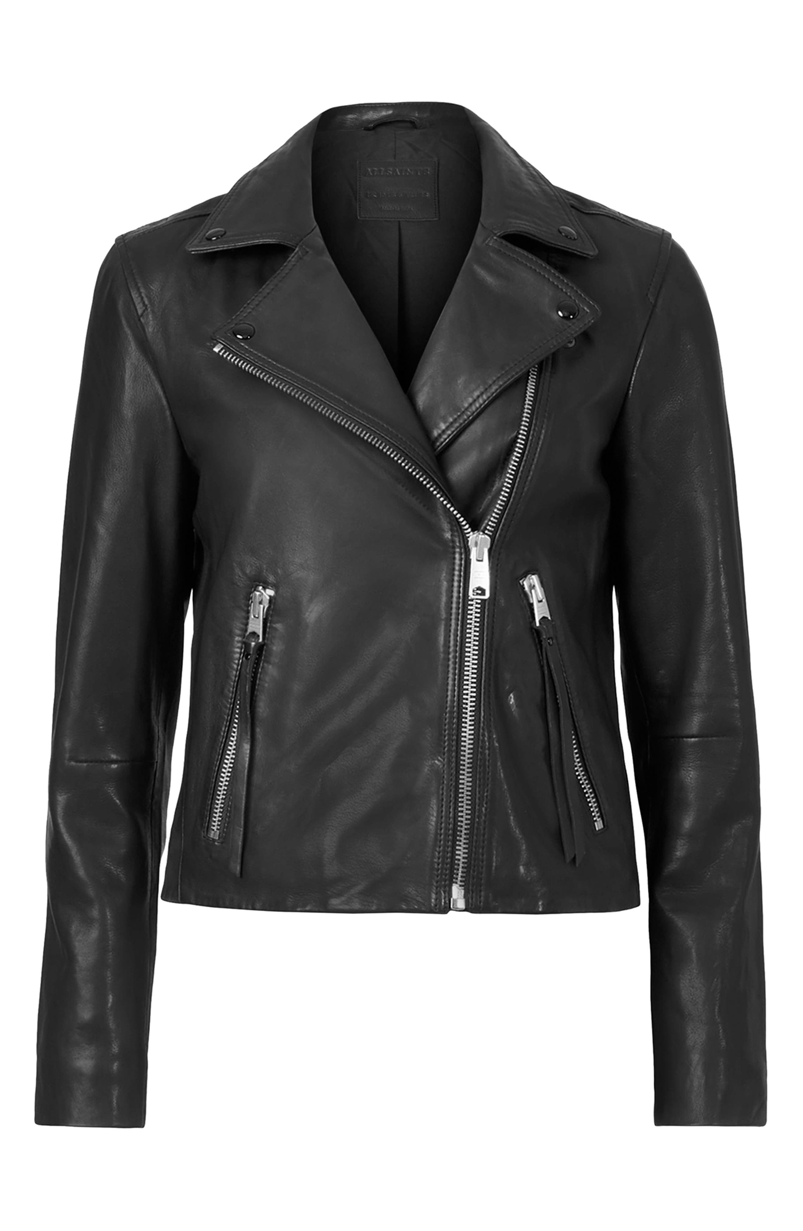 Dalby Leather Biker Jacket (Women) | Nordstrom
