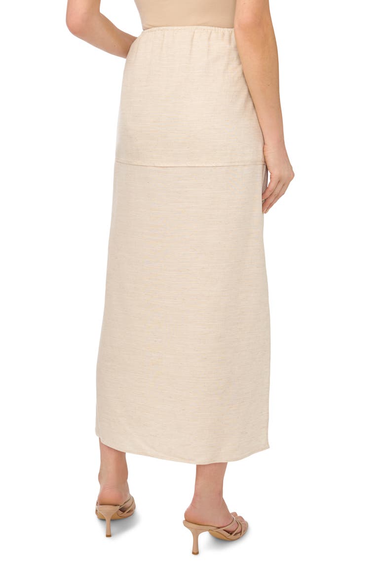 Column Skirt, Alternate, color, FINE LINEN