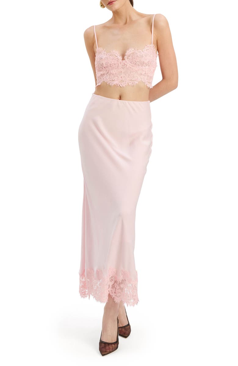 Bardot Linella Lace Bralette, Alternate, color, Petal Pink