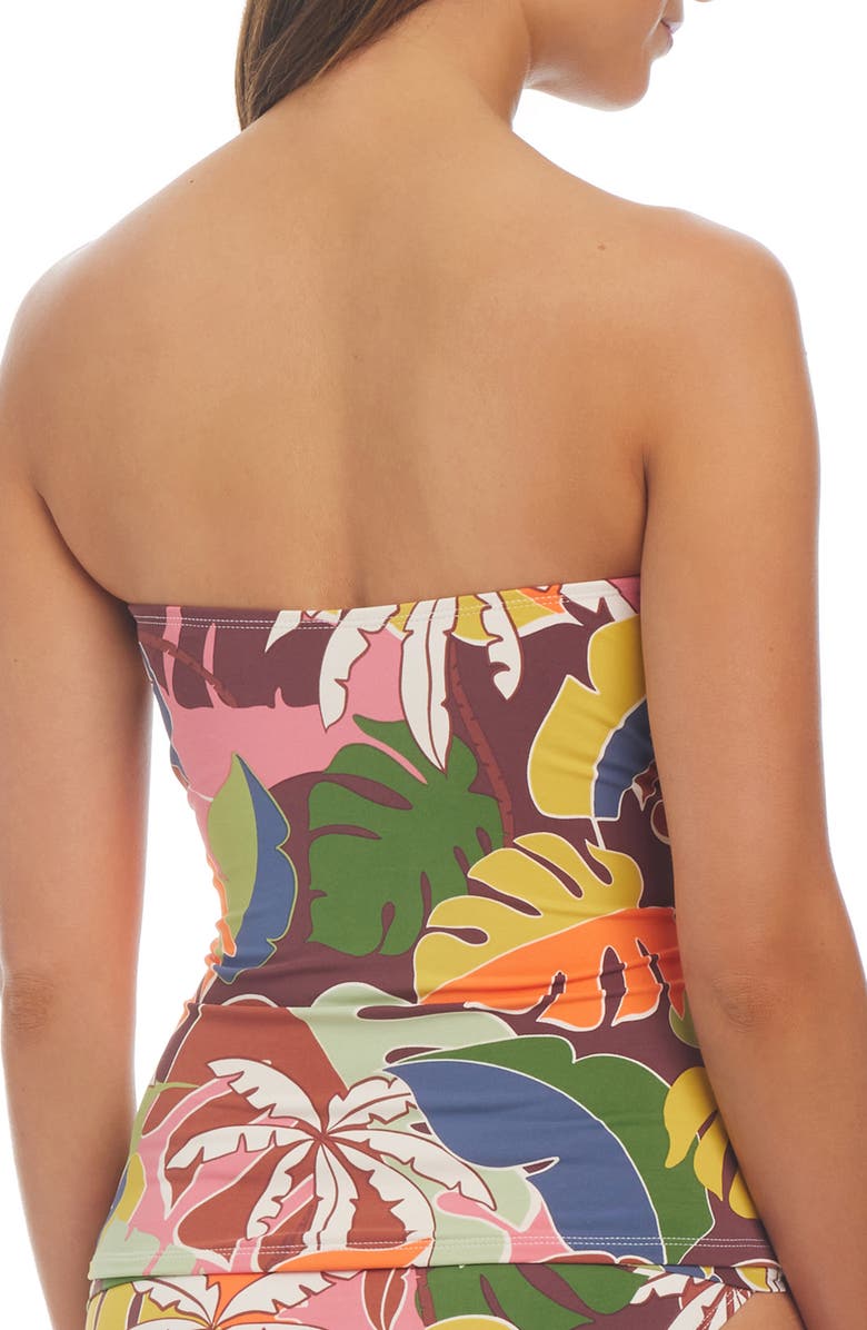 BLEU by Rod Beattie Draped Bandini Tankini Top, Alternate, color, 