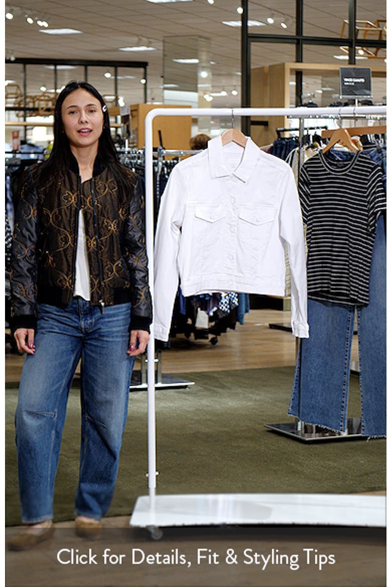 Angela Crop Denim Jacket video