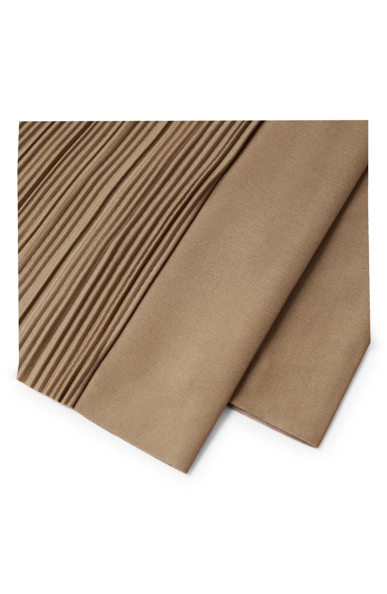 MANGO Oversize Plissé Open Front Jacket, Alternate, color, 