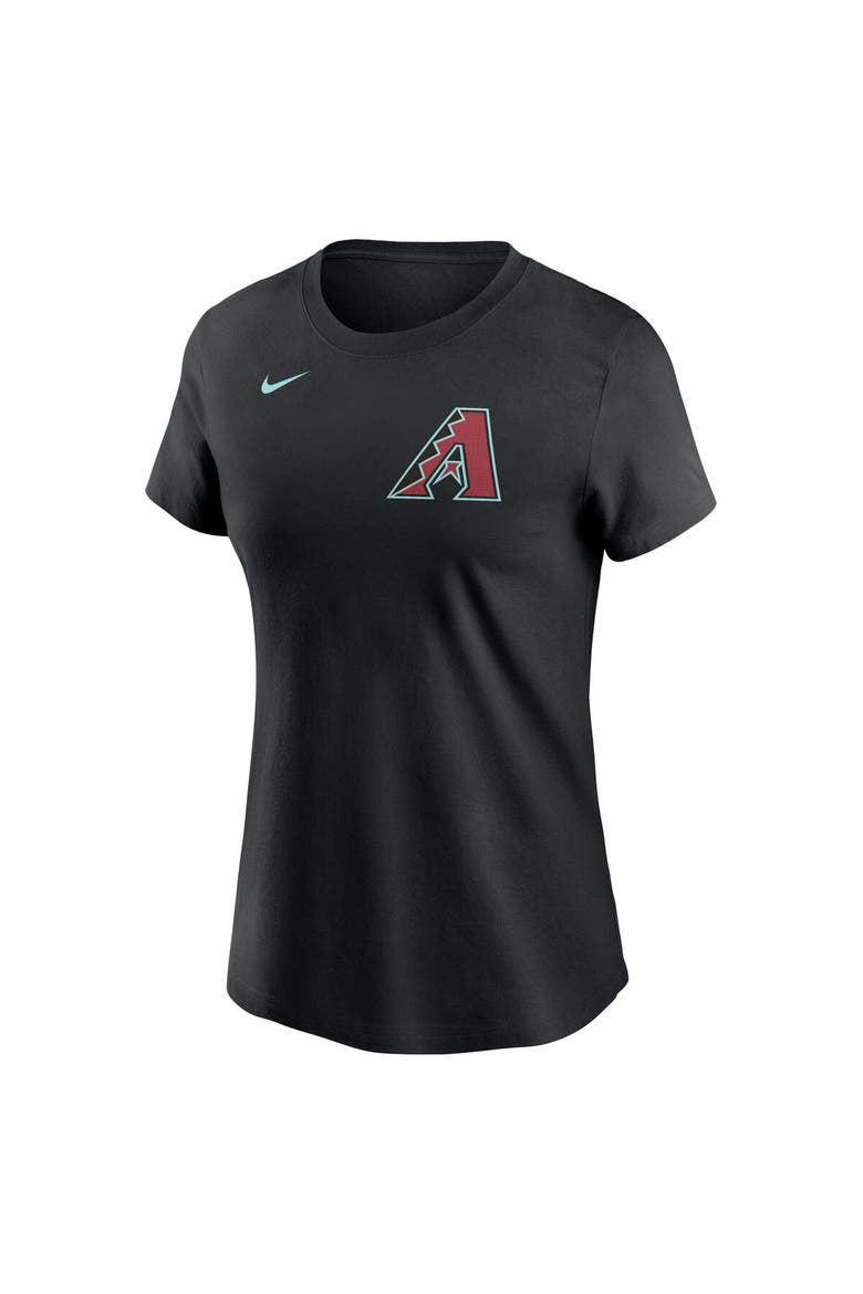 Women's Nike Alek Thomas Black Arizona Diamondbacks 2024 Fuse Name & Number T-Shirt, Alternate, color, Black
