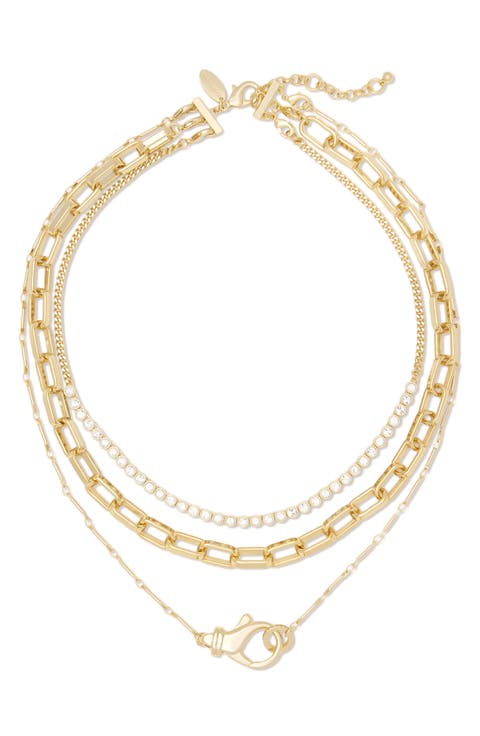 Lena Multi Strand Necklace