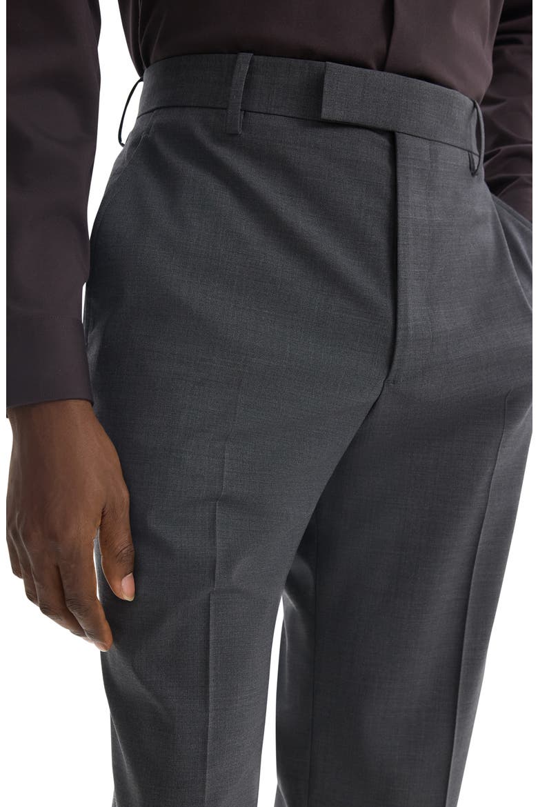 Straight Leg Stretch Wool Dress Pants, Alternate, color, MEDIUM CHARCOAL