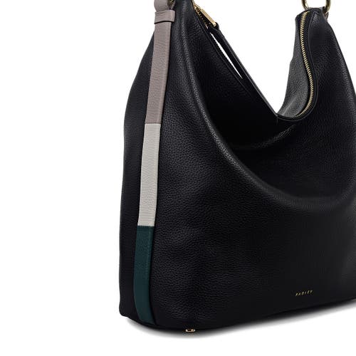 Radley Waterloo Way Medium Ziptop Shoulder Bag In Black