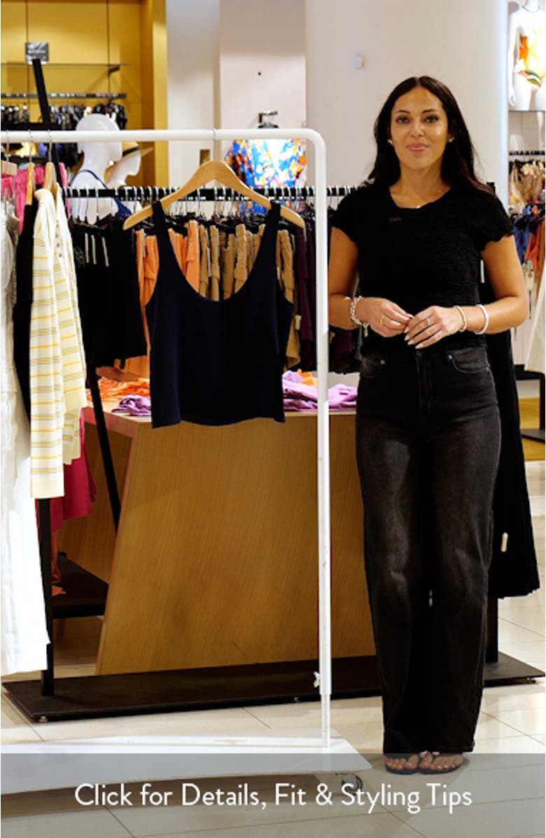 Ari Scoop Crop Tank, sales video thumbnail