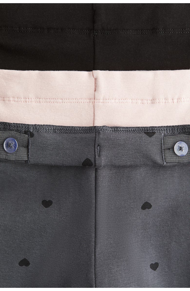 H&M 3-pack Brushed-inside Jersey Leggings, Alternate, color, 