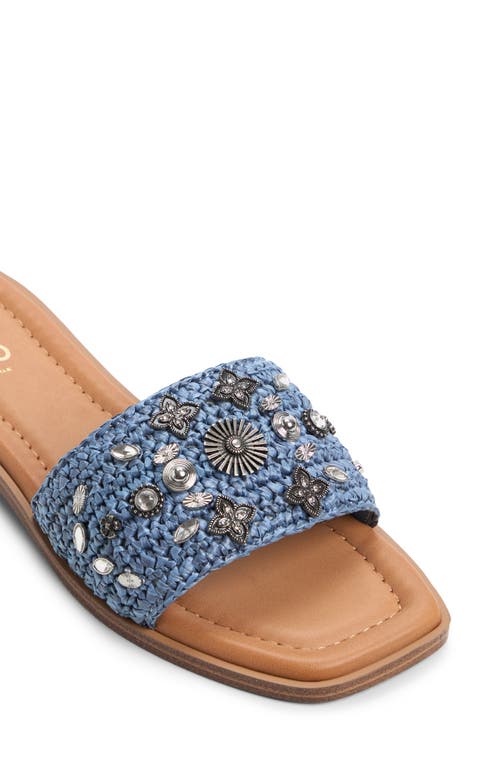 Aldo Coralynne Slide Sandal In Other Blue