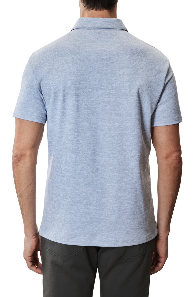 Robert Barakett Duke Space Dye Polo, Alternate, color, Light Blue