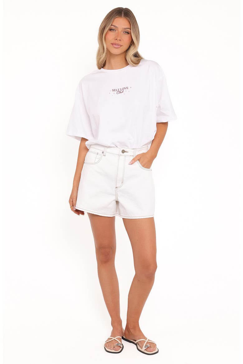 Self Love Club Graphic T-Shirt, Alternate, color, WHITE
