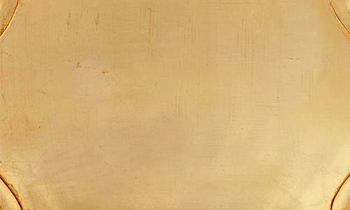 Vietri Florentine Wooden Accessories Gold Extra Large Oblong With $27 Credit In Gold