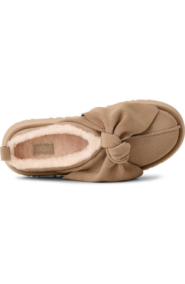 UGG<sup>®</sup> Classic Mini Bow Genuine Shearling Lined Slipper, Alternate, color,