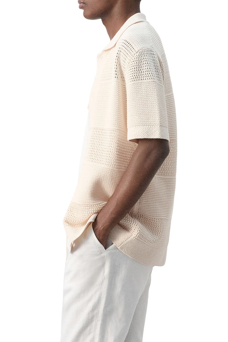Open Stitch Shirt, Alternate, color, ECRU