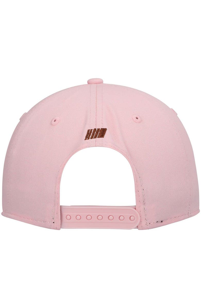 New Era Men's New Era Pink/Brown NASCAR 9FORTY A-Frame Snapback Hat, Alternate, color, 