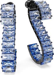 Swarovski Matrix S-Shaped Drop Earrings