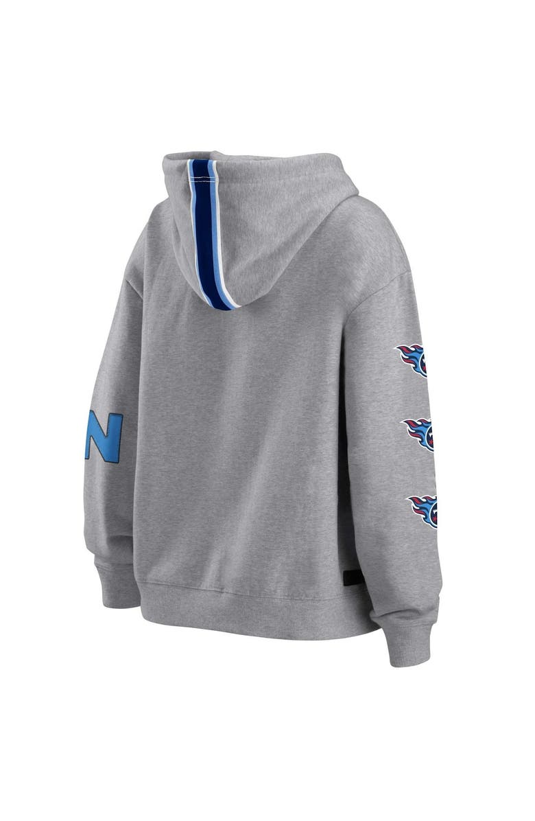 WEAR by Erin Andrews Women's WEAR by Erin Andrews Gray Tennessee Titans Full-Zip Hoodie, Alternate, color, 