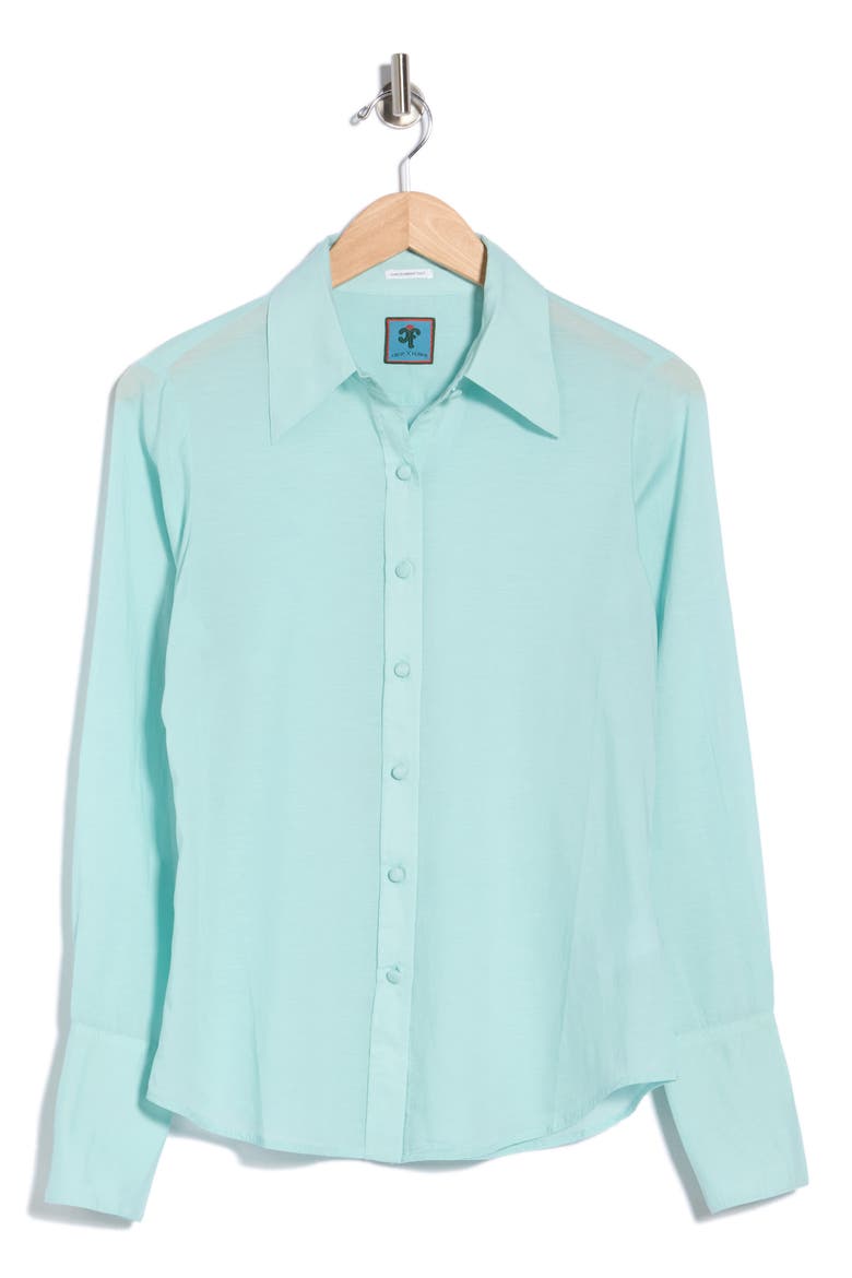 The Mayday Button Shirt, Alternate, color, FLY ME OUT LARKSPUR