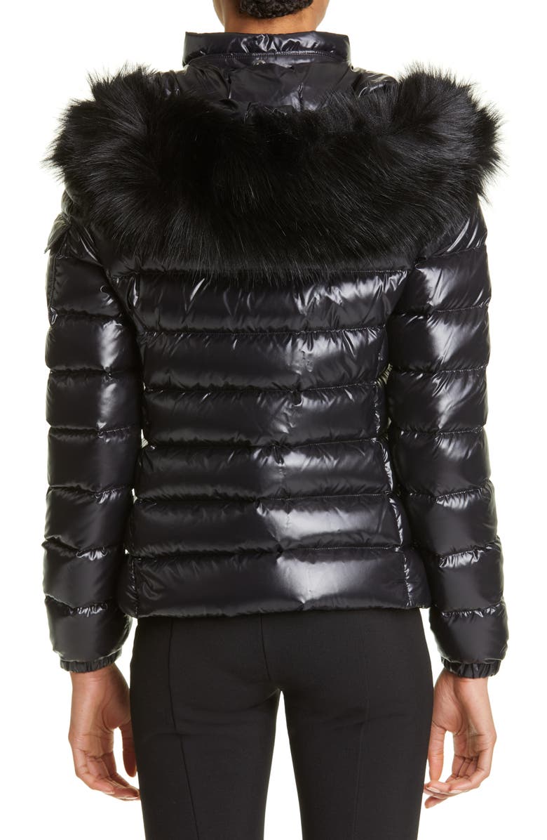 Moncler Badyf Down Jacket with Removable Faux Fur Trim, Alternate, color,