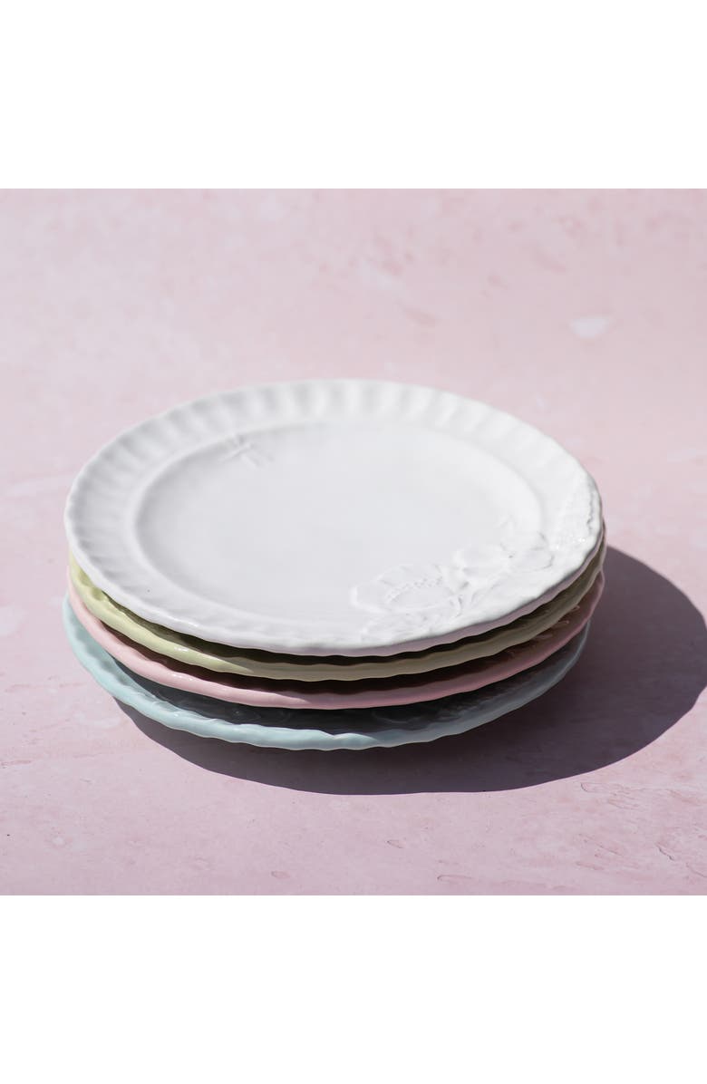 VIETRI Pietra Fiori Pink Stonware Salad Plate, Alternate, color, Pink