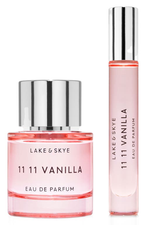 Lake & Skye 11 11 Vanilla Eau De Toilette Set $130 Value In Transparent