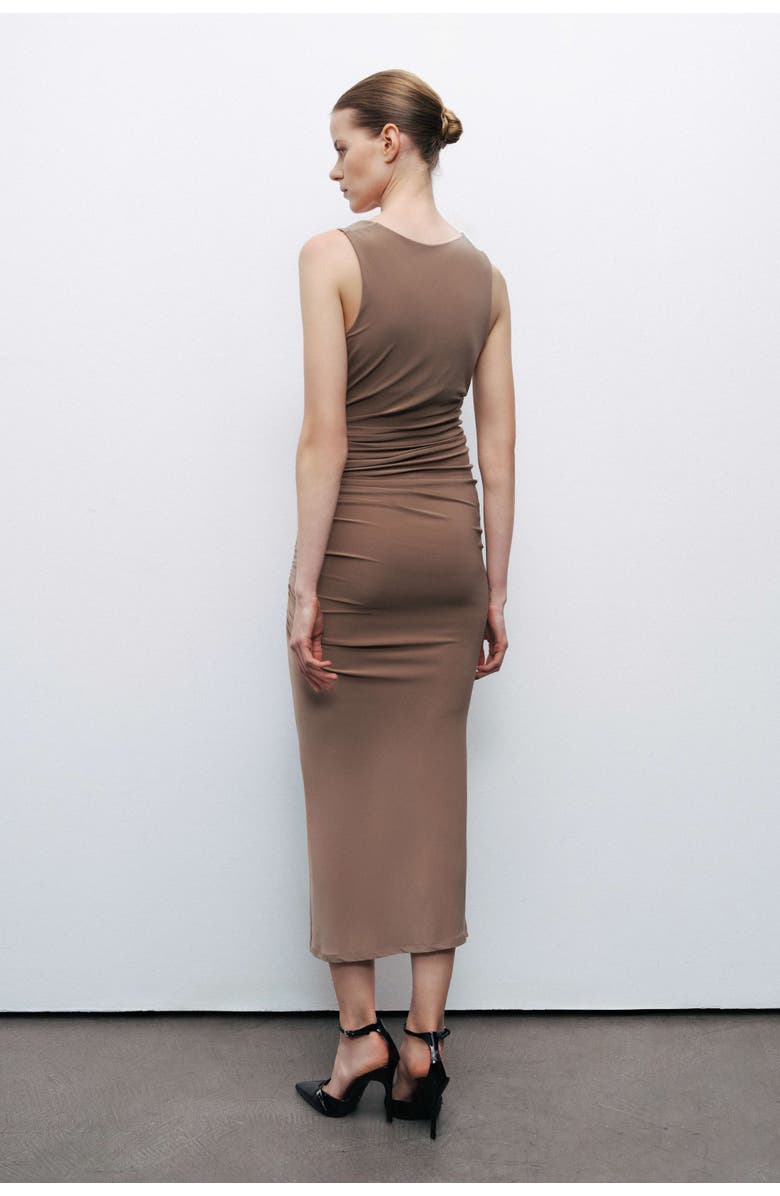 Nocturne Maxi Dress with Gathered Detail, Alternate, color, 