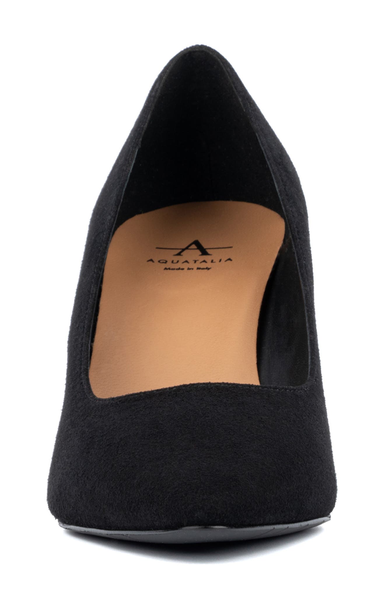 Aquatalia Posie Water Repellent Pointed Toe Wedge Pump, Alternate, color, 