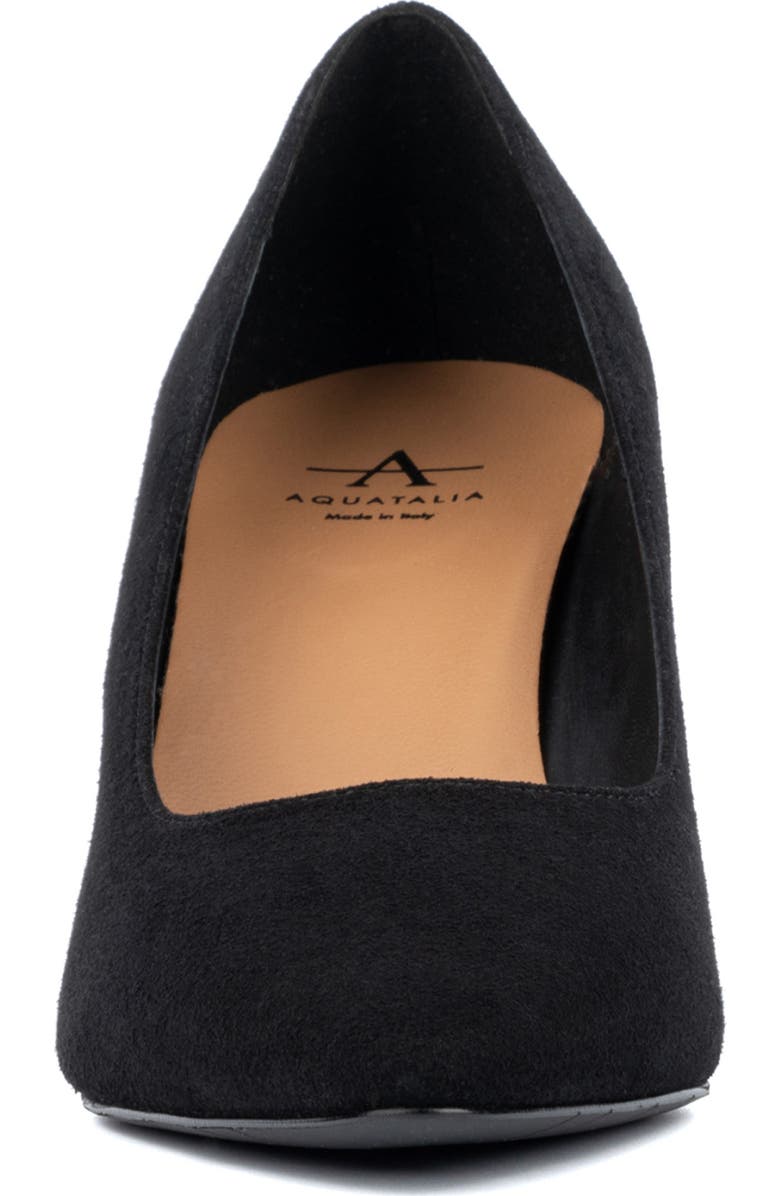 Aquatalia Posie Water Repellent Pointed Toe Wedge Pump, Alternate, color,